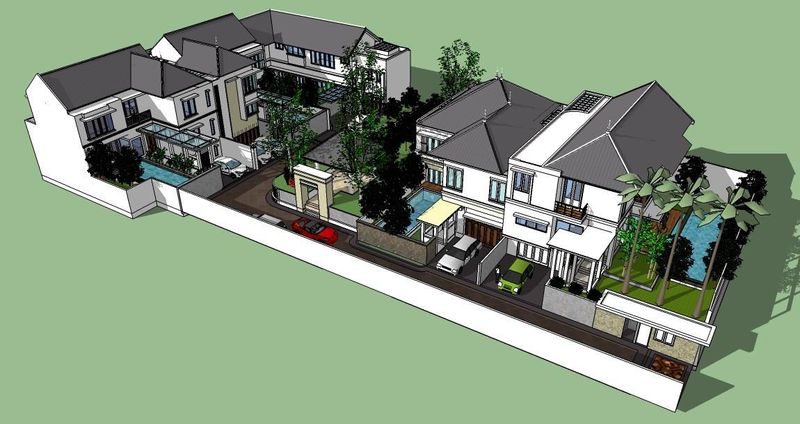 Ilustrasi kompleks Pandawa Kenanga Residence